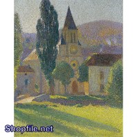 TSD3580 - Tranh sơn dầu nông thôn tĩnh lặng